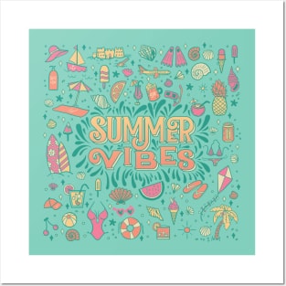 Summer Vibes Posters and Art